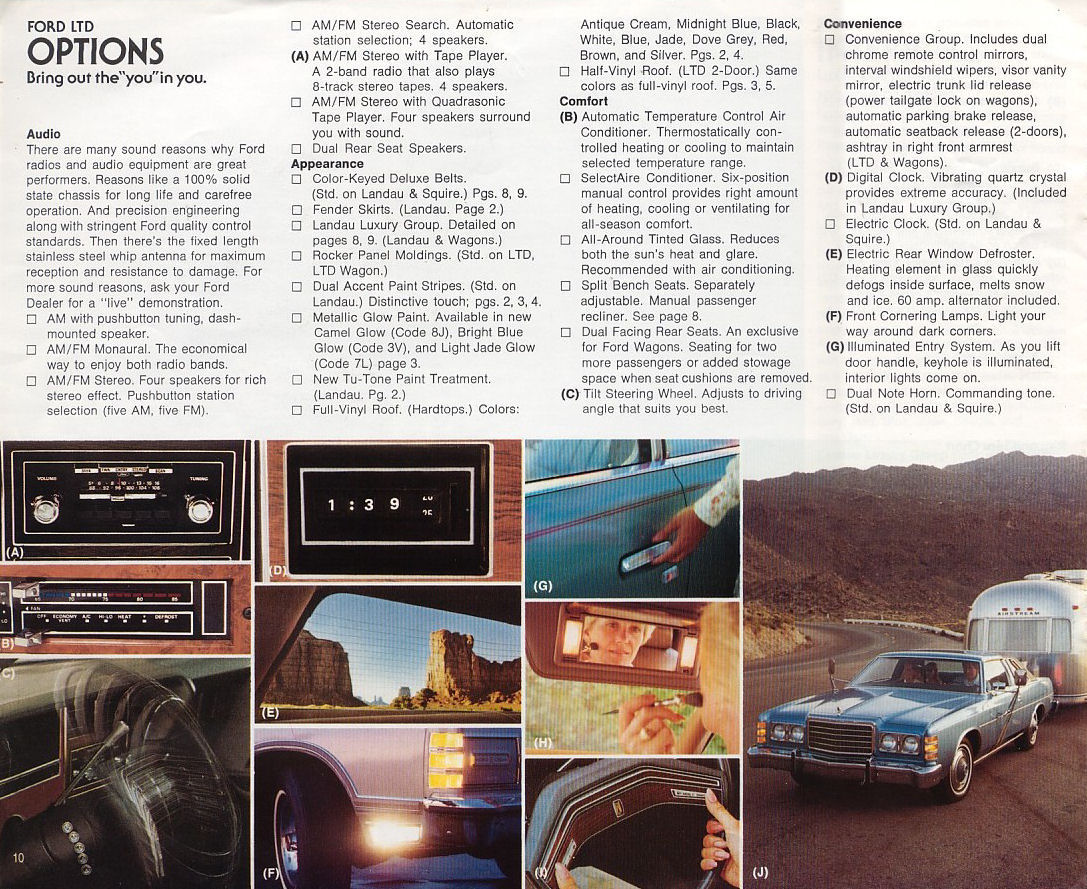 1978 Ford LTD Brochure Page 4
